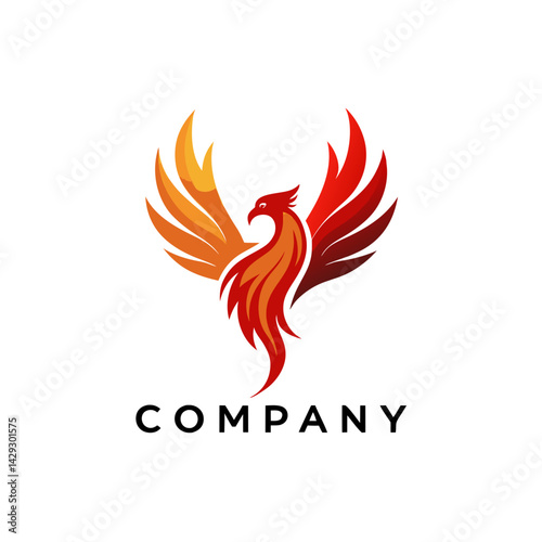 Phoenix logo Design template