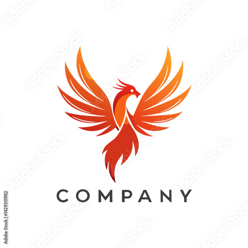 Phoenix logo Design template