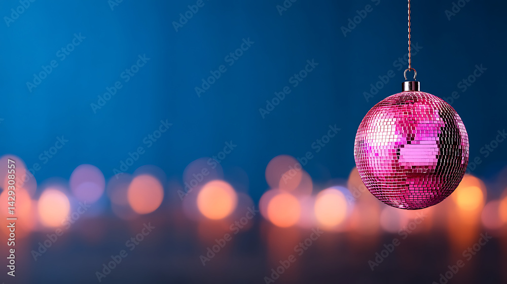 Fototapeta premium disco ball in the nightclub