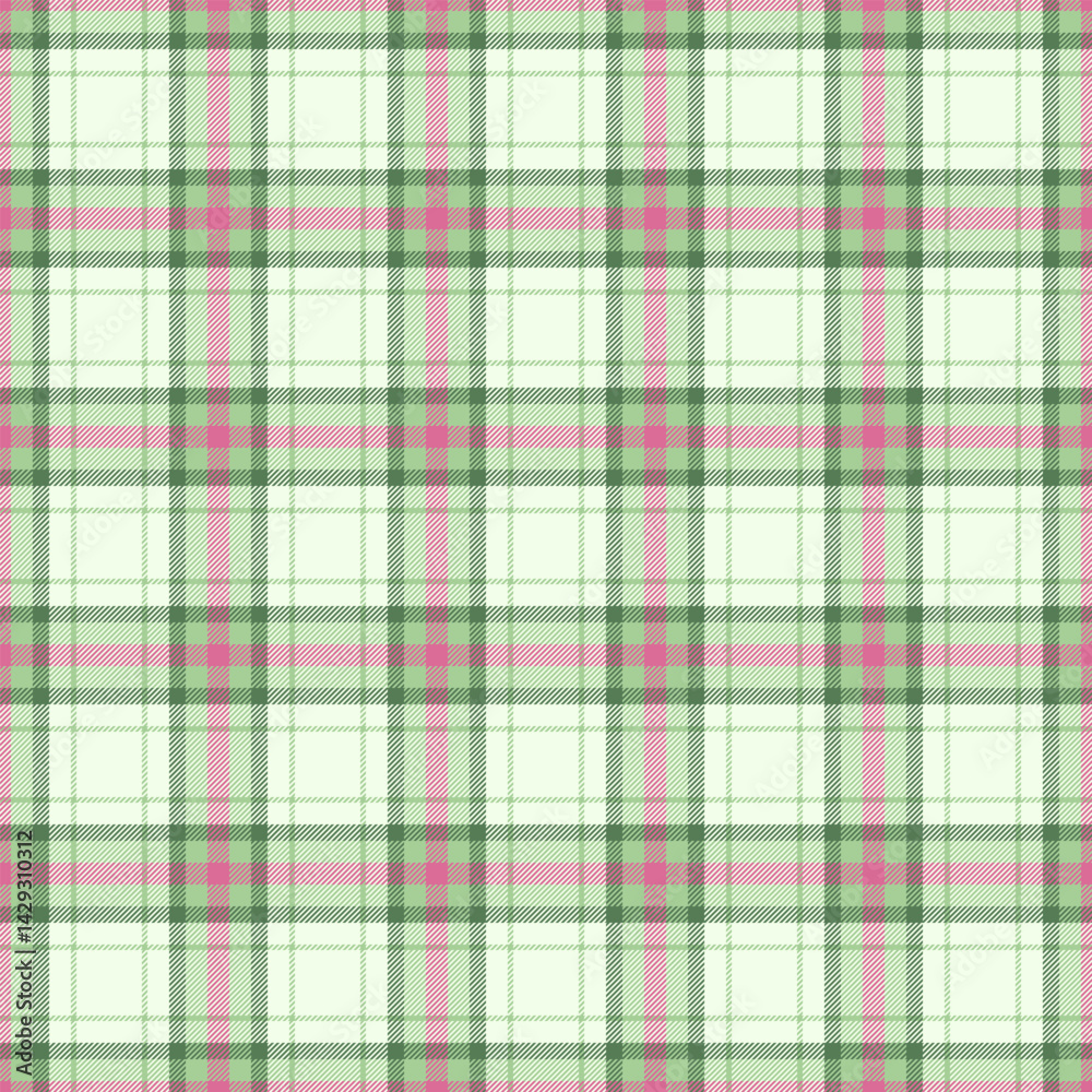 Manufacture background fabric texture, daisy pattern check vector. Warm plaid textile tartan seamless in light and green colors. Manufacture background fabric texture, daisy pattern check vector. Warm plaid textile tartan seamless in light and green colors.