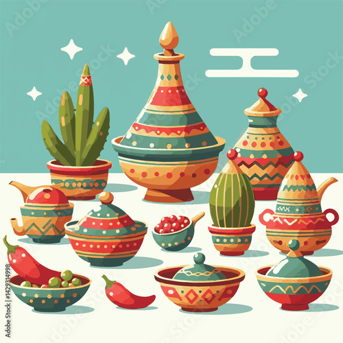 food, dish, tagine, traditional, moroccan, meal, dinner, cuisine, arabic, morocco, tajine, healthy, pot, stew, couscous, lamb, ceramic, african, meat, lunch, africa, ramadan, cooking, vegetable, chick