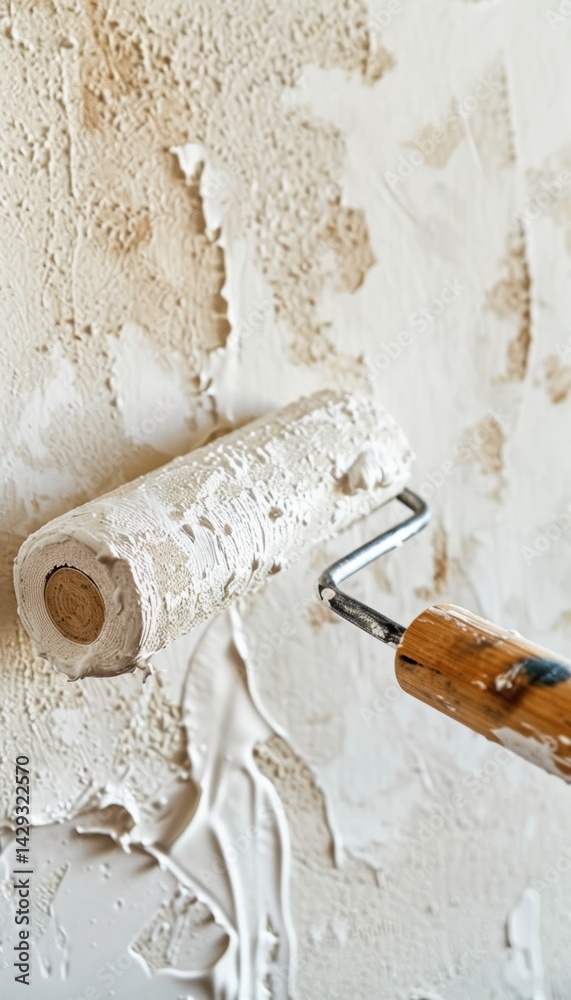 DIY Home Project: Applying Fresh Off-White Paint for a Modern Bedroom Makeover