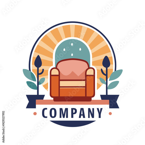 Home decor logo template