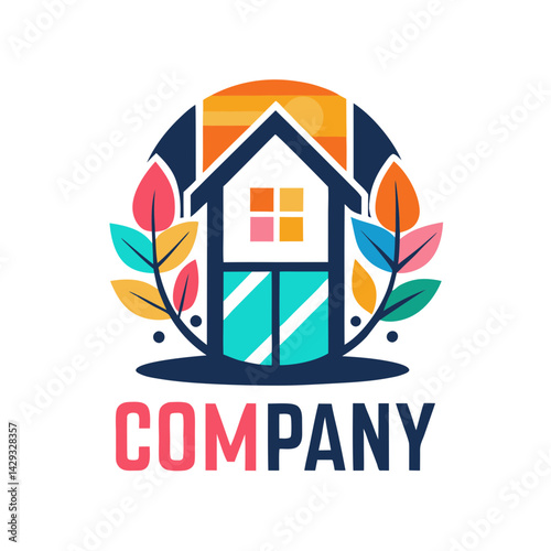 Home decor logo template