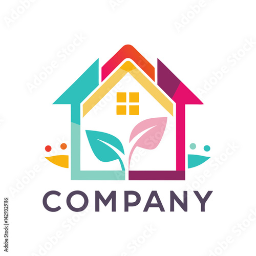 Home decor logo template
