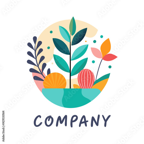 Home decor logo template