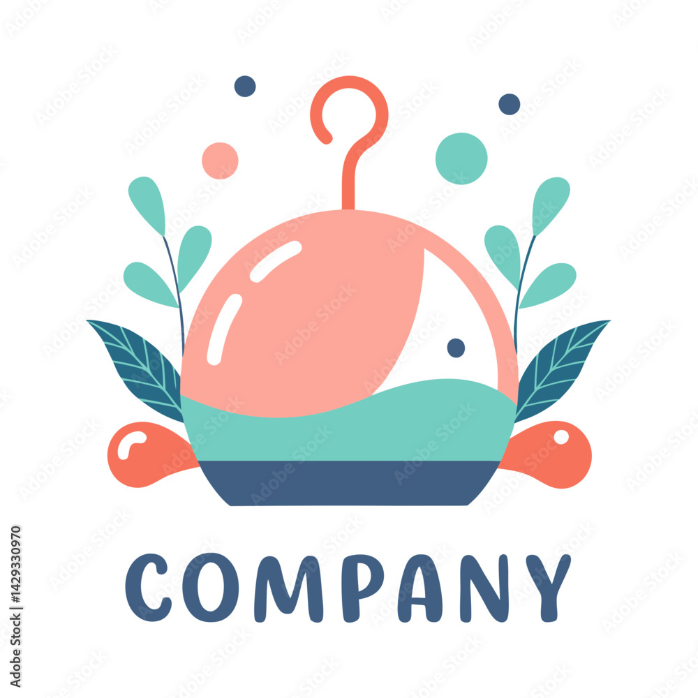 Fototapeta premium Home decor logo template