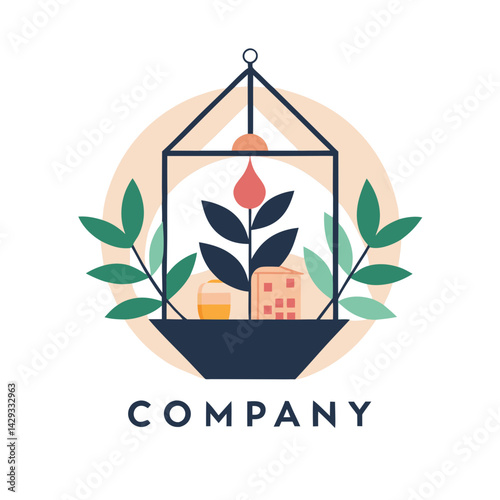 Home decor logo template