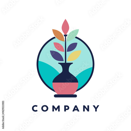 Home decor logo template