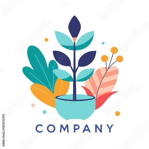 Home decor logo template