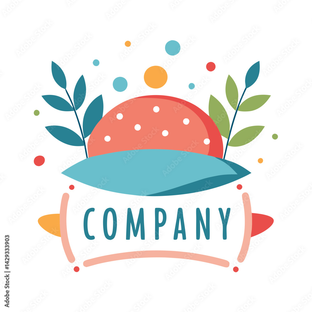 Fototapeta premium Home decor logo template