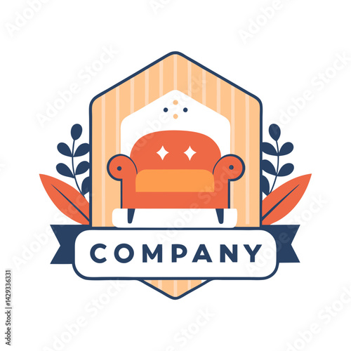Home decor logo template
