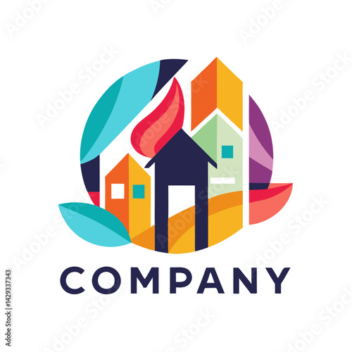 Home decor logo template