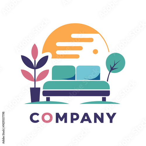 Home decor logo template