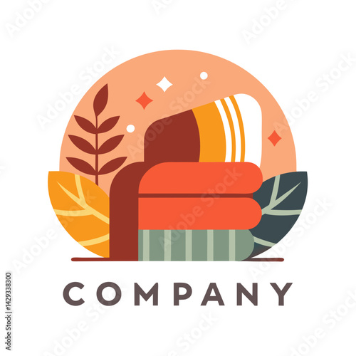 Home decor logo template