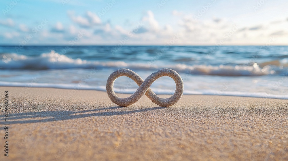A pair of stones resting atop a sandy shore beside a body of water