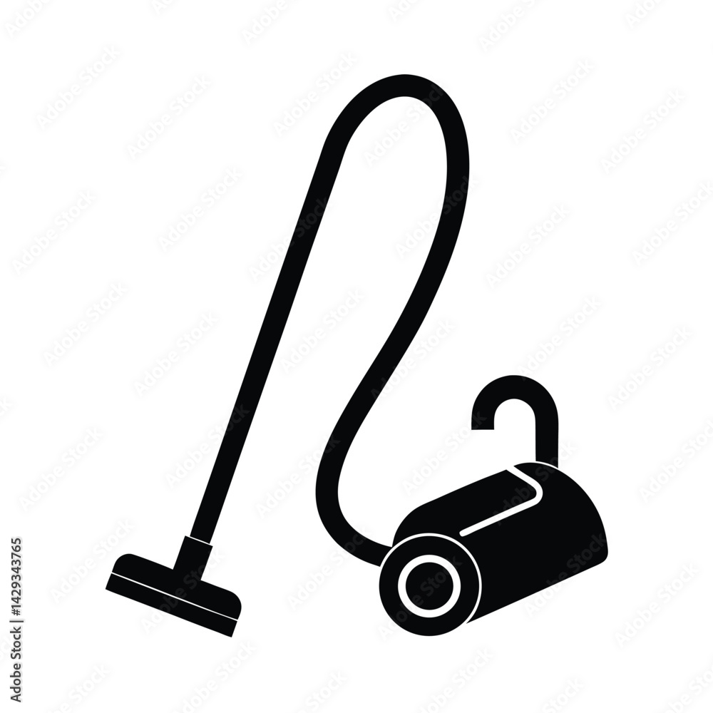 vacuum cleaner icon cord vector art vacuum cleaner icon cord vector art