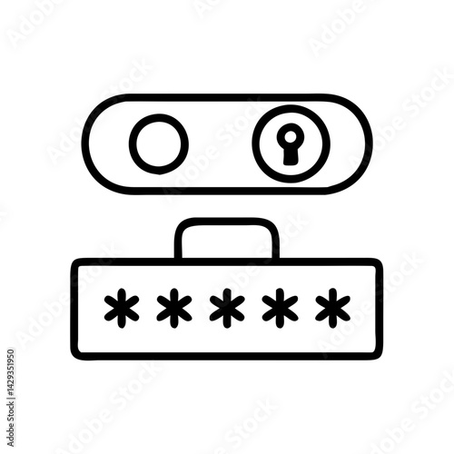 Unlock password security system for account access and data protection with secure login method