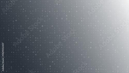 Modern abstract halftone background with gray dots on white. High-resolution vector design with sharp detail, ideal for branding, layout templates, or minimalist visuals.