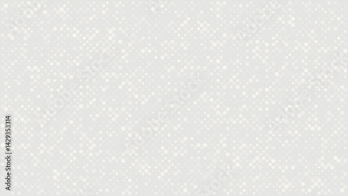 Modern abstract halftone background with gray dots on white. High-resolution vector design with sharp detail, ideal for branding, layout templates, or minimalist visuals.