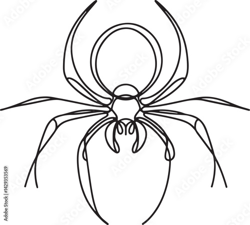 Creepy Spider Sketch