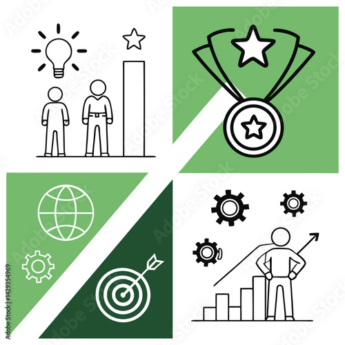 Finance icon set. Containing loan, cash, saving, financial goal, profit, budget, mutual fund, earning money and revenue icons. Solid icons collection.