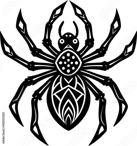 Decorative Spider In Shallotte Style