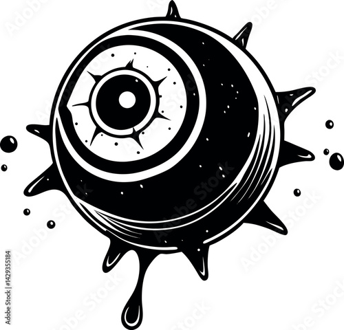Eyeball Candy With Blood Splatter