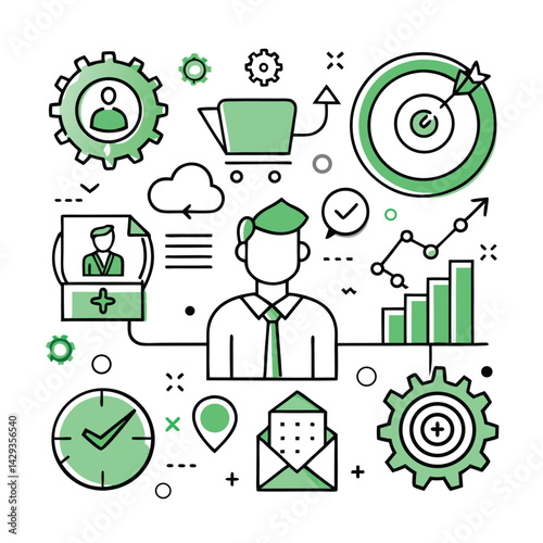 Finance icon set. Containing loan, cash, saving, financial goal, profit, budget, mutual fund, earning money and revenue icons. Solid icons collection.