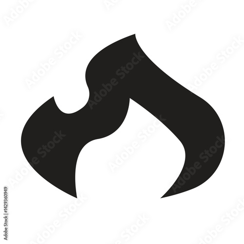 Printblack fire burning icon buiding, animal, vector, illustration, tattoo, fish, dolphin, silhouette, cartoon, logo, design, icon, dragon, symbol, sea, head, black, tribal, nature, bird, water, art, 