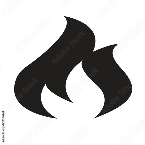 Printblack fire burning icon buiding, animal, vector, illustration, tattoo, fish, dolphin, silhouette, cartoon, logo, design, icon, dragon, symbol, sea, head, black, tribal, nature, bird, water, art, 
