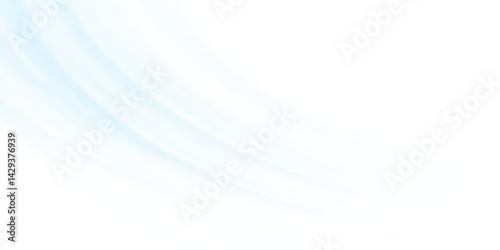 Air flow Isolated PNG and vector isolated. Effect of winter air and wind stream waves effect in blue color.