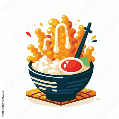tempura, shrimp, food, delicious, seafood, cuisine, asian, restaurant, lunch, gourmet, meal, crispy, fried, plate, japanese food, dinner, tasty, japanese, sauce, isolated, prawn, appetizer, dish, fres