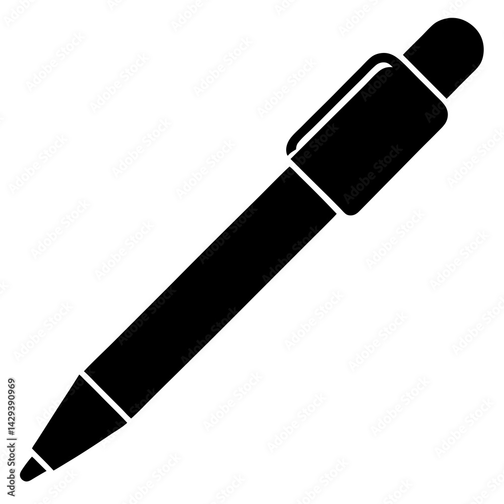 Pen Vector Icon for Web Use Pen Vector Icon for Web Use