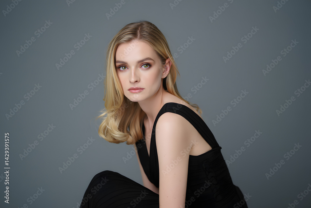 Fototapeta premium Linda Loira Bem Sucedida
