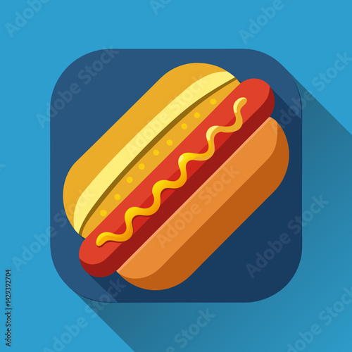 hot dog vector illustration