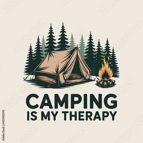 camping is my therapy