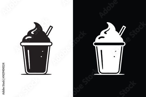 BeachCocktail icon vector on White Background ,Vector Art Illustration on white background.