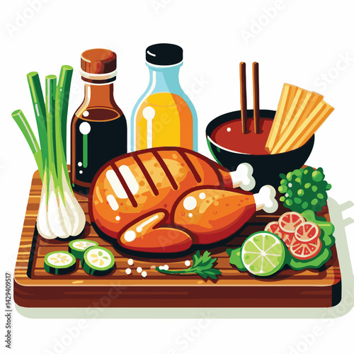 asian, teriyaki, food, japanese, cuisine, meal, meat, dish, dinner, plate, chinese, chicken, sauce, background, tasty, cooked, lunch, traditional, healthy, delicious, gourmet, sesame, restaurant, hot,