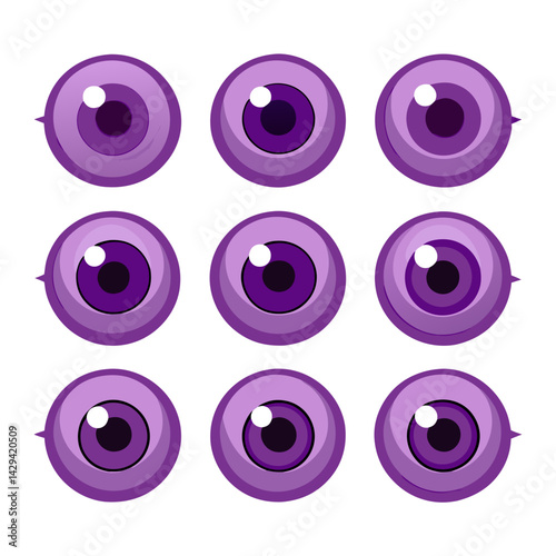 Set of Eye icons