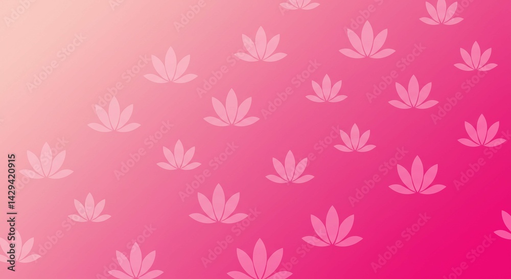 Elegant Pink Lotus Flower Pattern Background Design Gradient Texture Soft Hues Floral Wallpaper Elegant Pink Lotus Flower Pattern Background Design Gradient Texture Soft Hues Floral Wallpaper