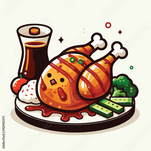 asian, teriyaki, food, japanese, cuisine, meal, meat, dish, dinner, plate, chinese, chicken, sauce, background, tasty, cooked, lunch, traditional, healthy, delicious, gourmet, sesame, restaurant, hot,