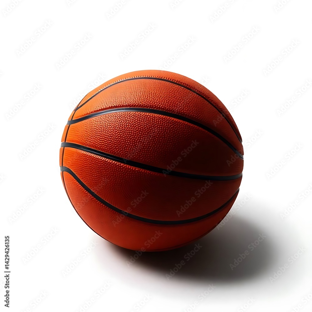 Fototapeta premium basketball ball isolated on white looks beautiful ❤️
