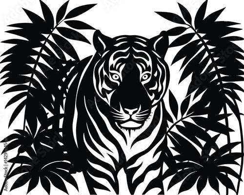 tiger silhouette
