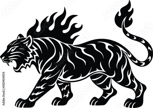 tiger silhouette