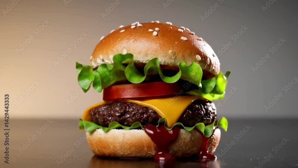 Delicious burger recipe: how to make the best cheeseburger with fresh ingredients at home easily 4k video UDH
