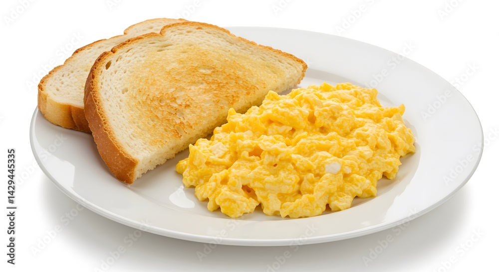 scrambled eggs on toast scrambled eggs on toast