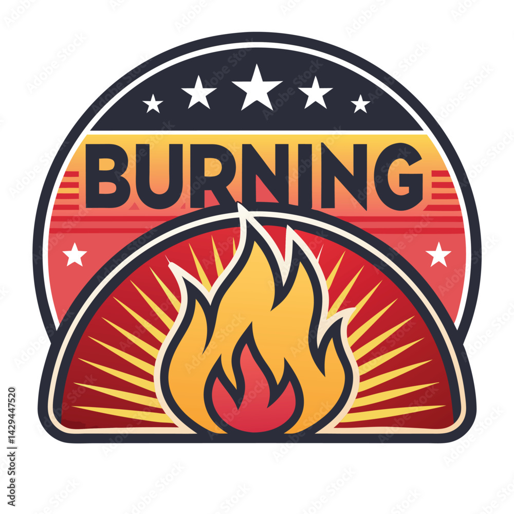 Design a vibrant animated icon depicting a burning status effect, suitable for a game UI. Include fiery particles and intense color gradients. Design a vibrant animated icon depicting a burning status effect, suitable for a game UI. Include fiery particles and intense color gradients.