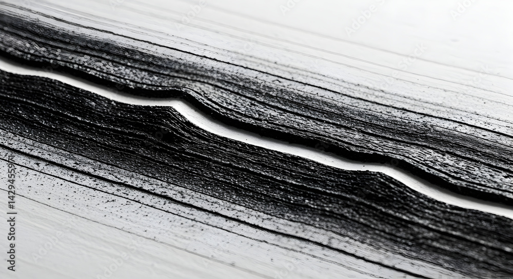 Obraz premium Abstract Monochrome Textured Layers With a Central Dividing Light Zone