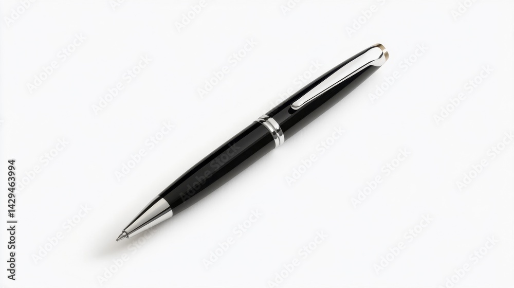 Slate pen mockup isolated on white background for design projects. Generative AI